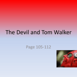 The devil in tom walker pdf