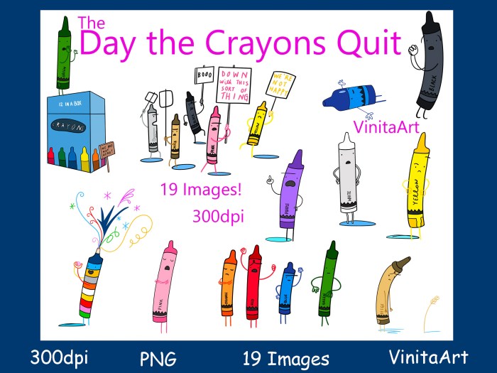 The day the crayons quit red crayon