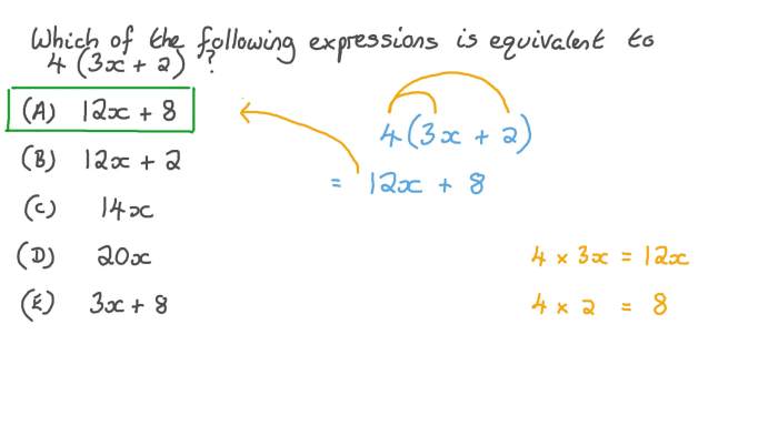 Equivalent expression homeworklib expressions